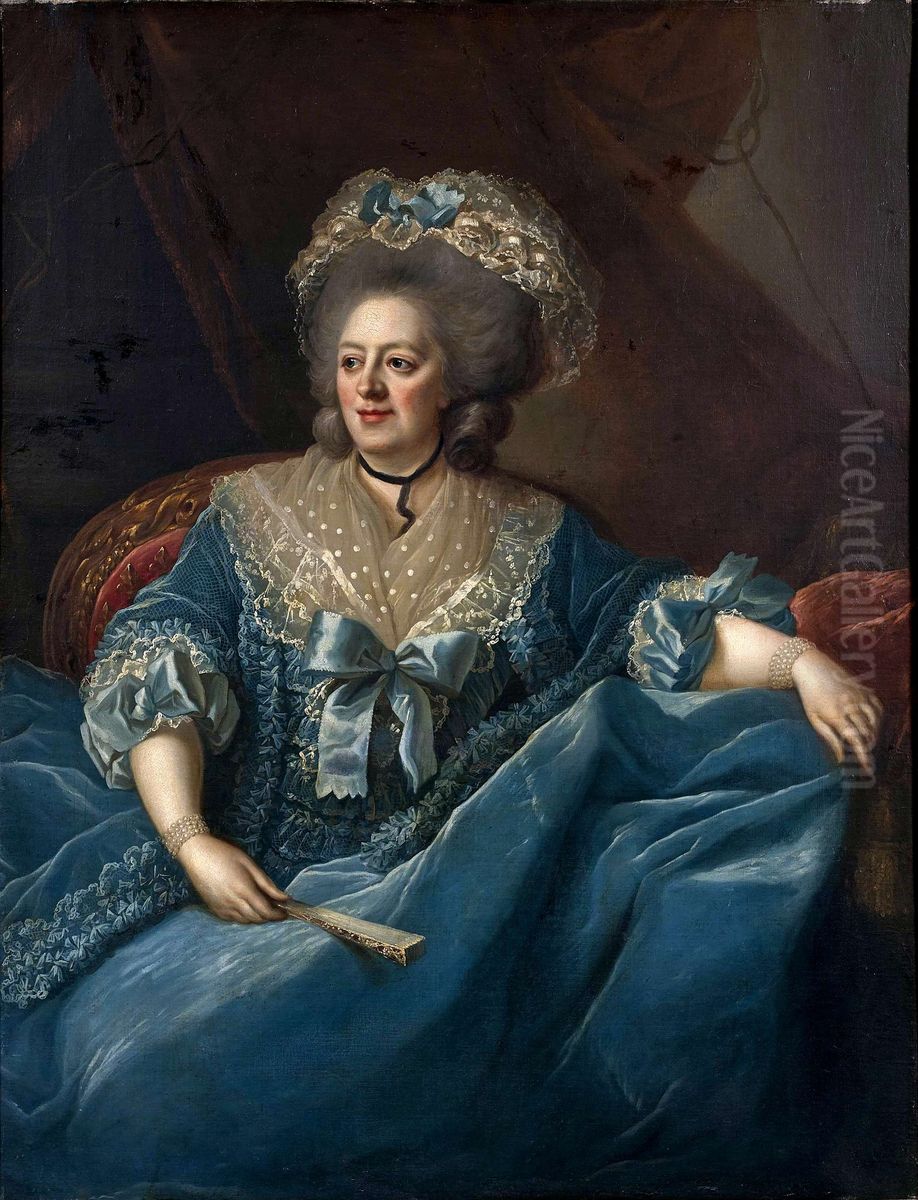 Marie-Louise-Therese-Victoire de France, dite Madame Victoire, fille de Louis XV (1733-1799) Oil Painting by Johann Julius Heinsius