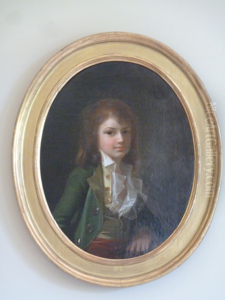 Portrait of Johannes Sobotker Oil Painting by Jens Juel
