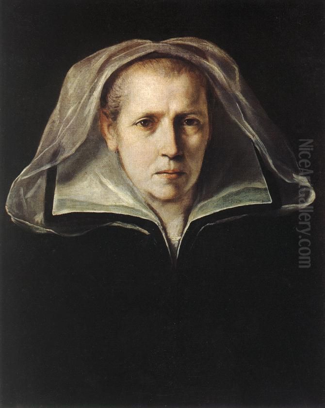 Portrait of the Artist's Mother Oil Painting by Guido Reni
