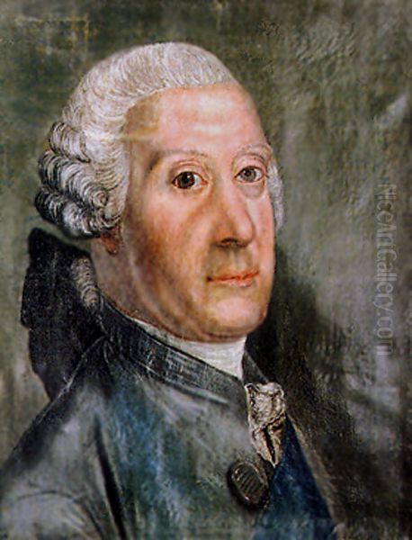 Portrait ofAndrzej Hieronim Zamoyski(1716-1792) Oil Painting by Unidentified painter