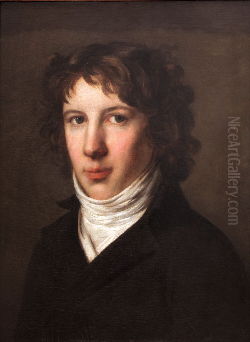 Louis Antoine de Saint-Just Oil Painting by Pierre-Paul Prud'hon