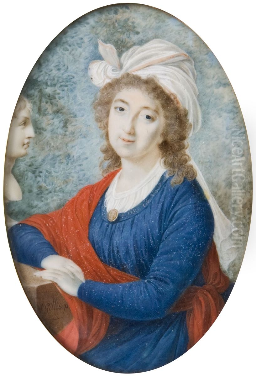 Portret Izabeli z Czartoryskich Lubomirskiej Oil Painting by Elisabeth Louise Vigee Le Brun