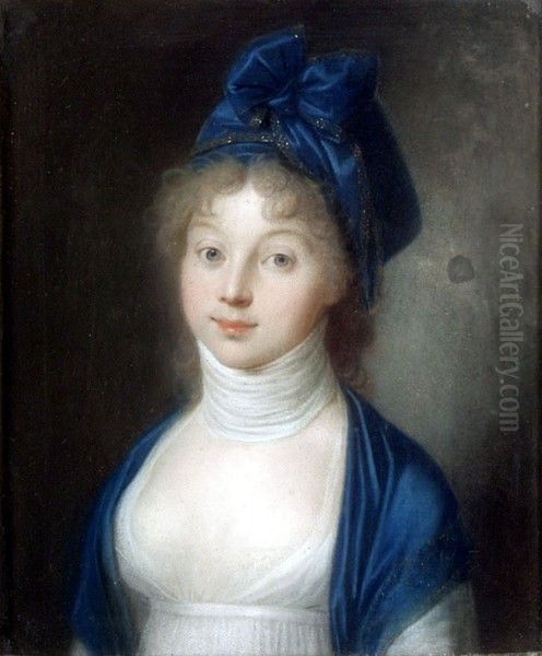 Portrait ofLuise von Mecklenburg-Strelitz(1776-1810) Oil Painting by Nikolaus Lauer