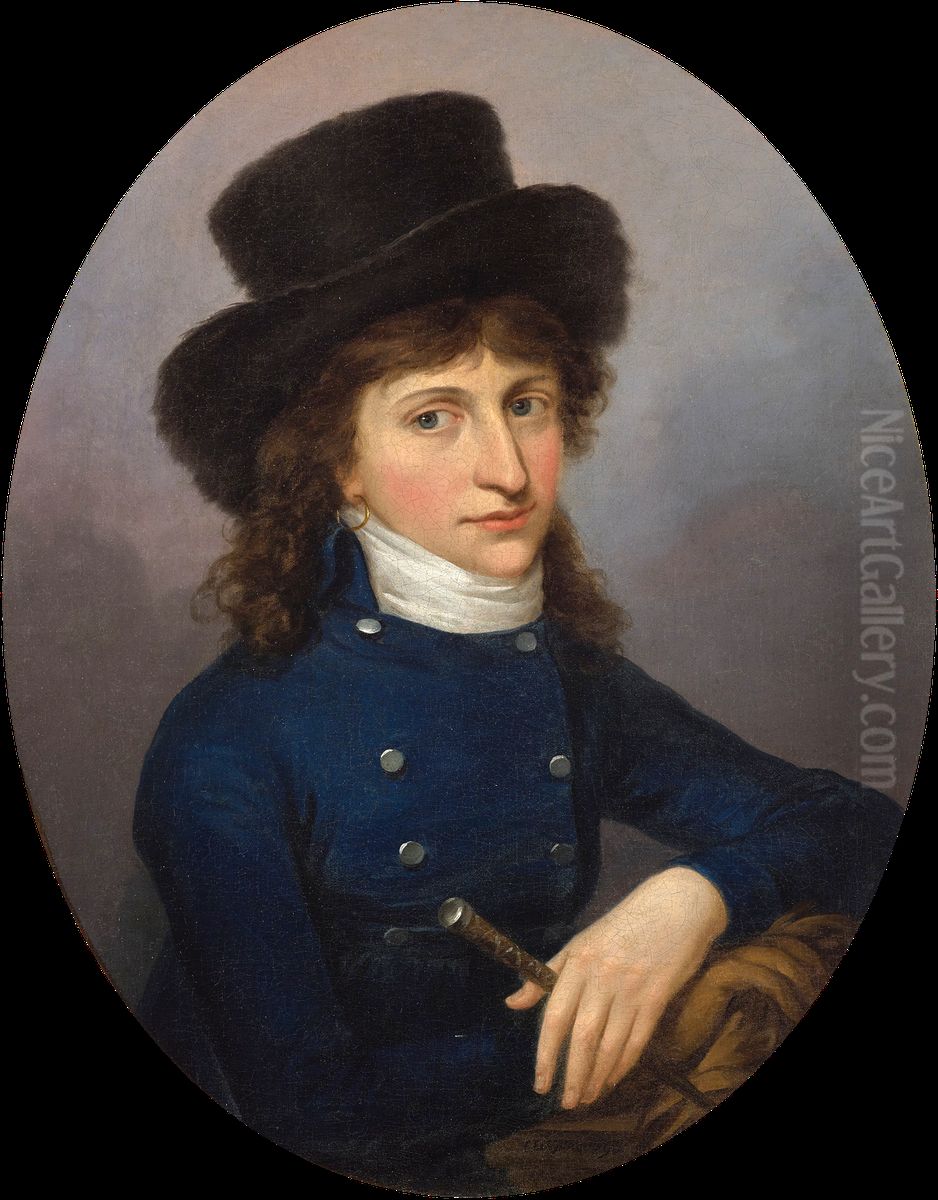 Portrait of Kazimiera Wilzyna. Oil Painting by Kazimierz Wojniakowski