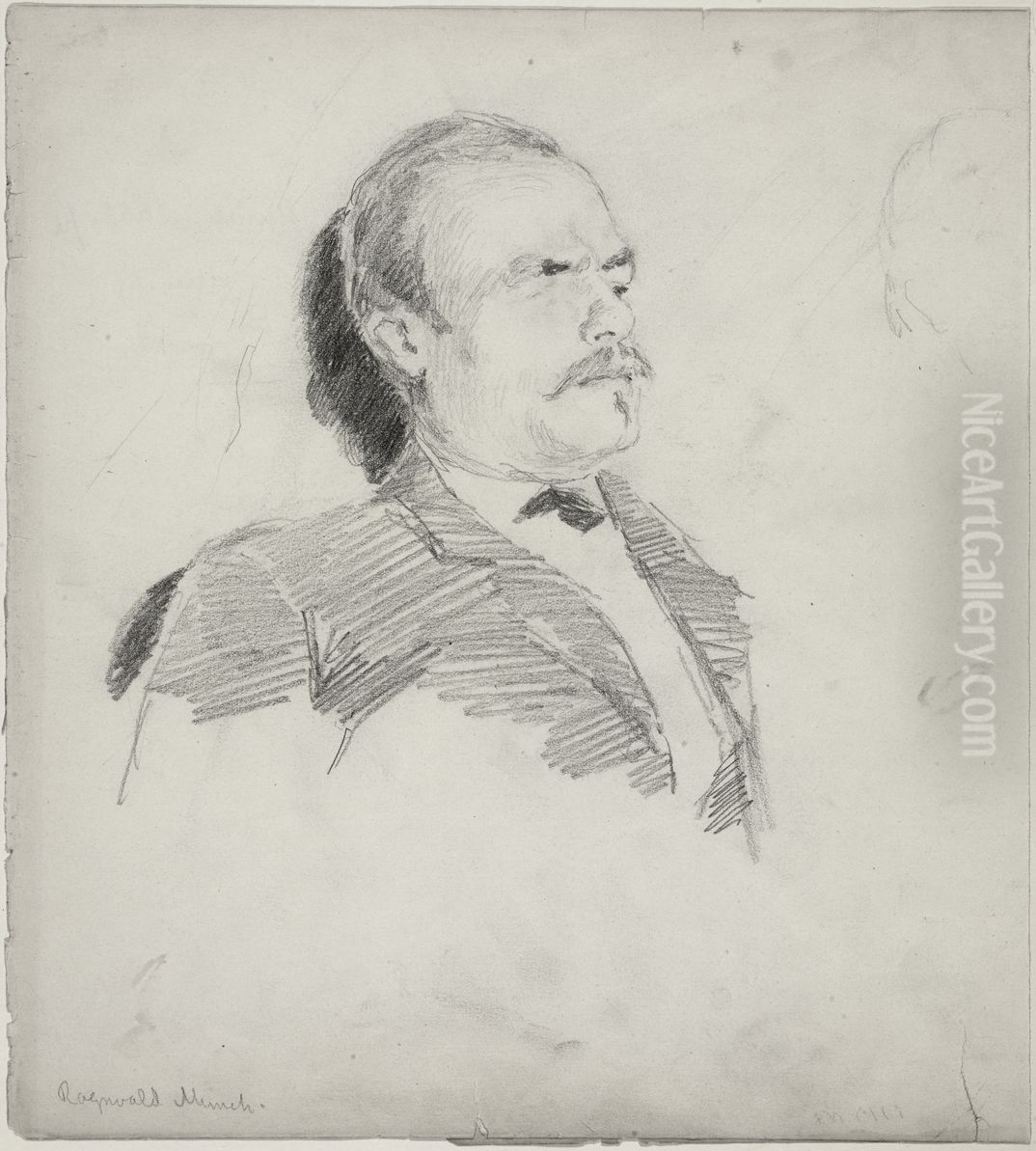 Munch, Peter Anker Ragnvald Oil Painting by Edvard Munch