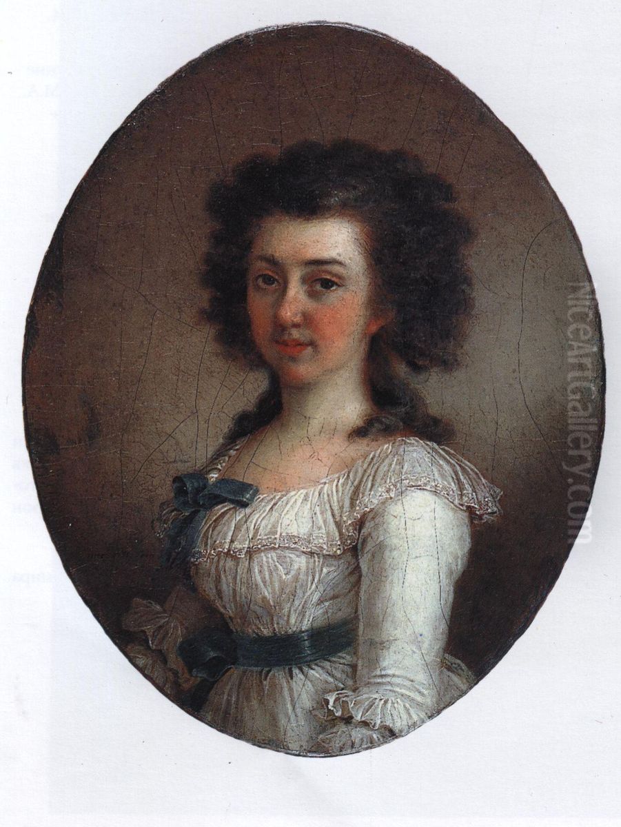Portrait of Elizaveta Markovna Olenina Oil Painting by Vladimir Borovikovsky