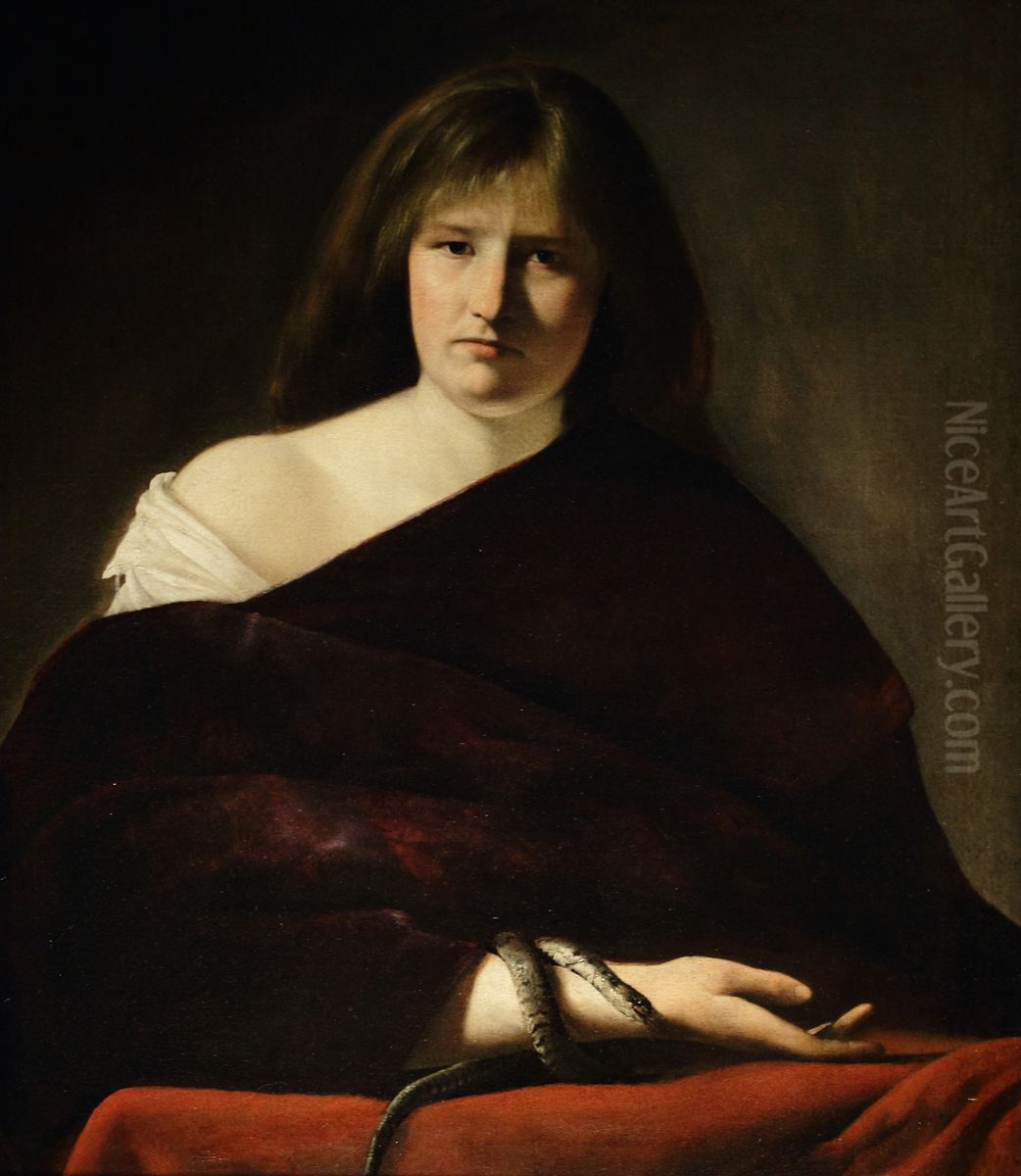 Figure allegorique Oil Painting by Paulus Bor