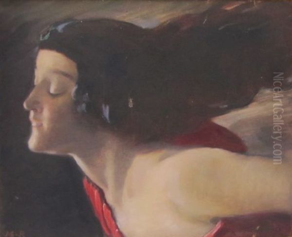 Dancing Maggie Gripenberg Oil Painting by Venny Soldan-Brofeldt