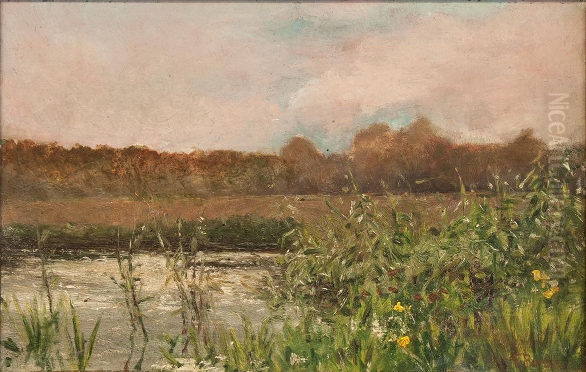 Mecklenburg Spring Oil Painting by Franz Bunke