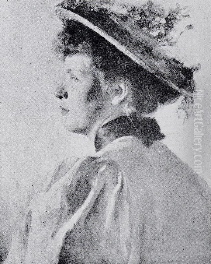 Portrat Fraulein Heck Oil Painting by Lovis (Franz Heinrich Louis) Corinth