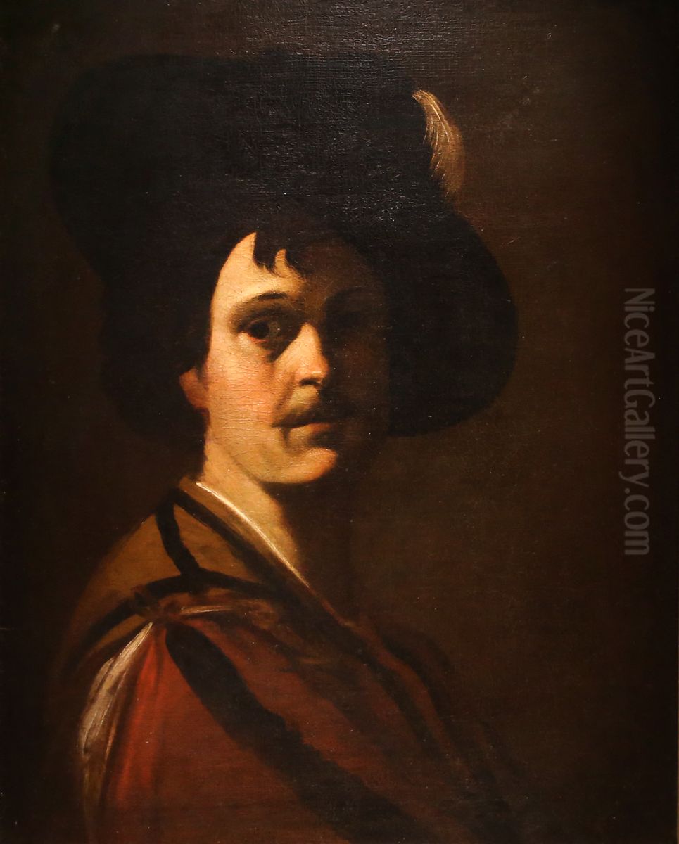 Autoritratto Oil Painting by Orazio Riminaldi