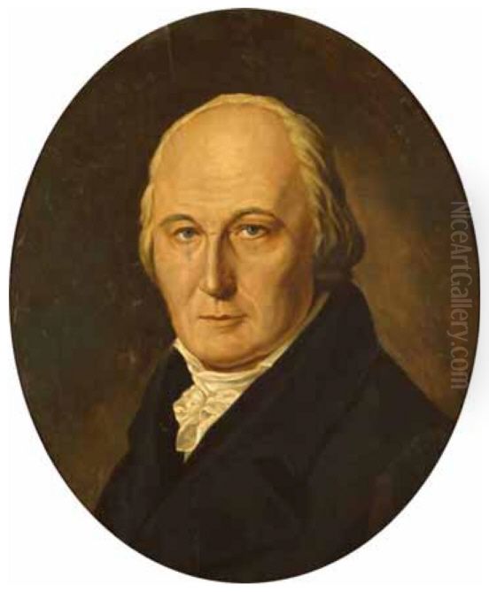 Portrait of Friedrich Ludwig Schroder (1744-1816) Oil Painting by unknown