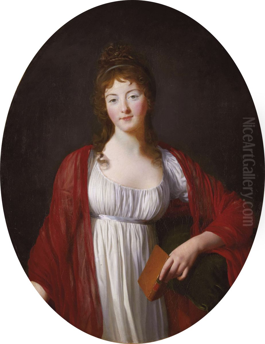 Portrait of Diane Adelaide de Simiane Oil Painting by Unidentified painter