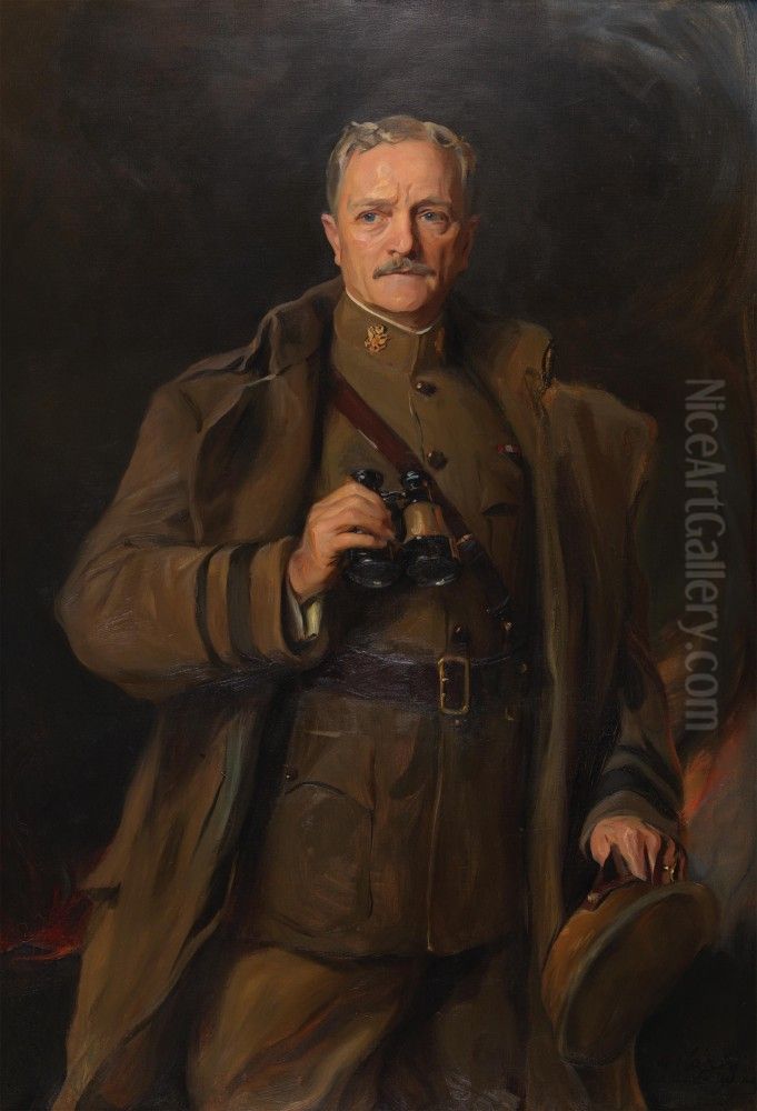 General John Joseph Pershing Oil Painting by Philip de Laszlo