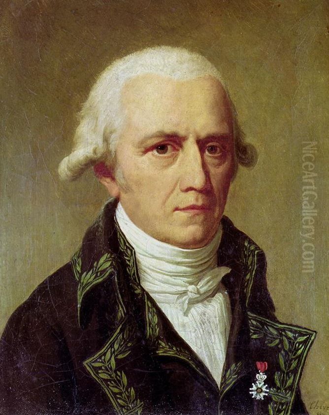 Jean-Baptiste de Monet Chevalier de Lamarck (1744-1829) Oil Painting by Charles Thevenin