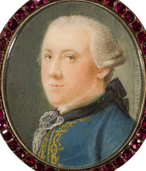 Portrait of Christiaan Frederik Anton Willem Carel Bentinck (1734-1768) Oil Painting by unknown