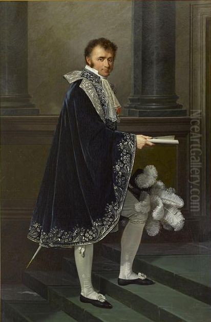 Count Mollien in Napoleonic court costume Oil Painting by Robert Lefevre