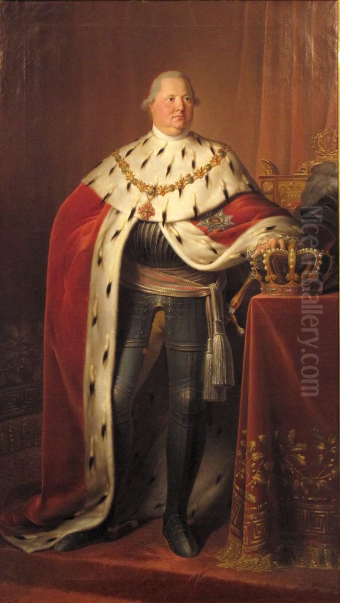 king Friedrich von Wurttemberg Oil Painting by Johann Baptist Seele