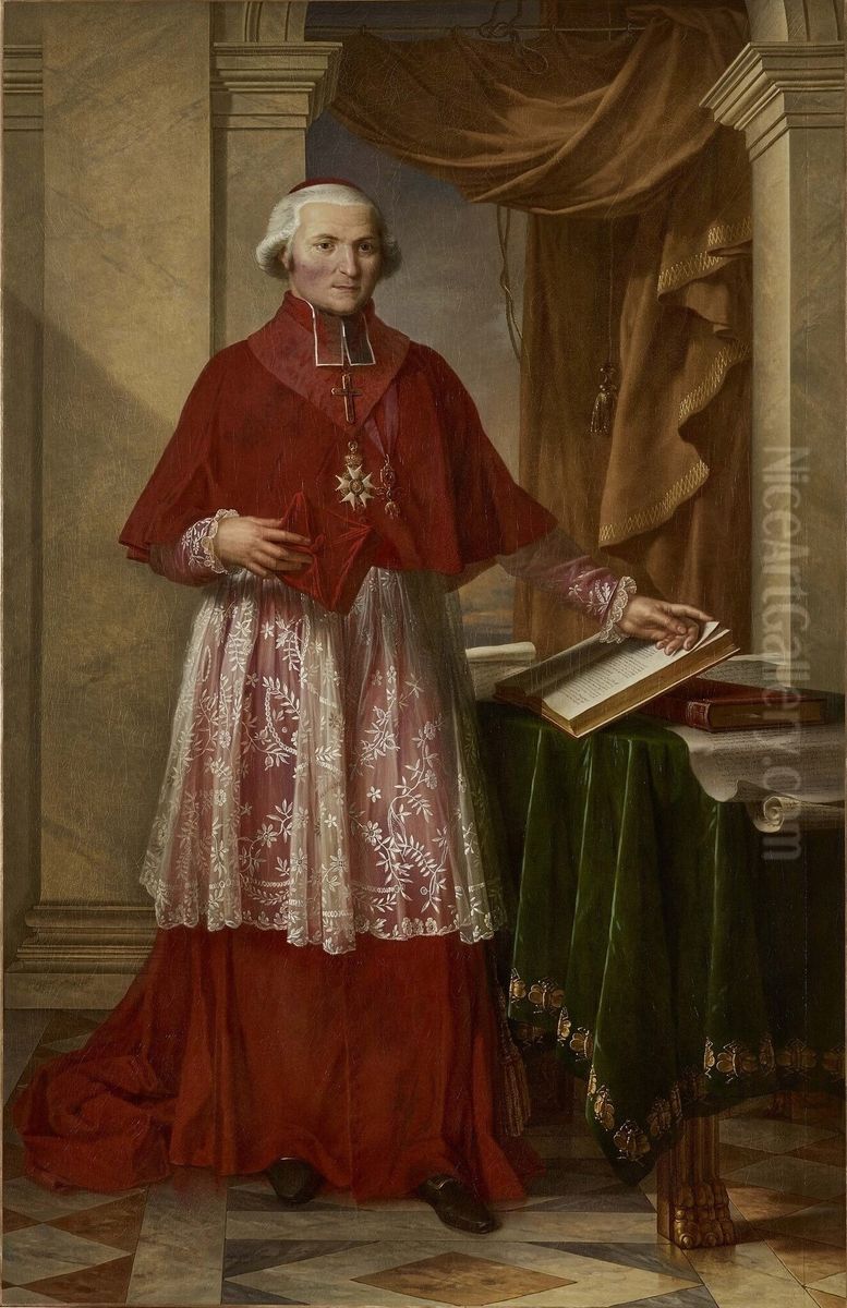 Joseph Fesch, cardinal (1763-1839) Oil Painting by Charles Meynier