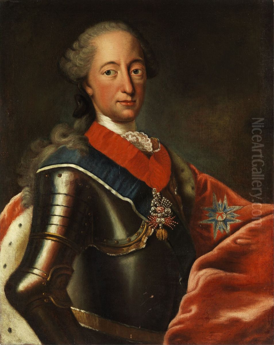 Portrait ofMaximilian III Joseph, Elector of Bavaria(1727-1777) Oil Painting by Georg Desmarees