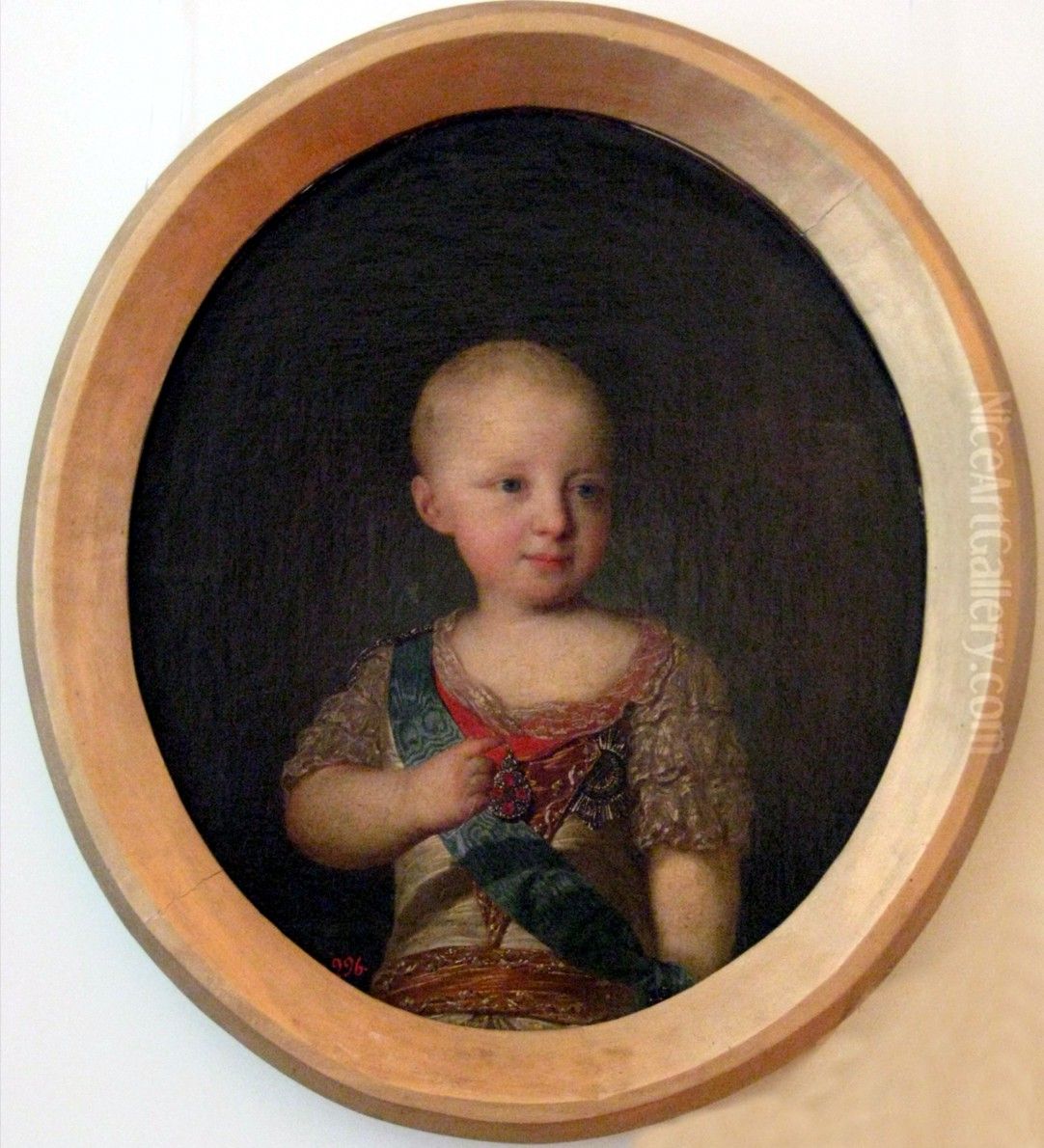 Portrait of Grand Duke Constantine Pavlovich of Russia Oil Painting by Fyodor Rokotov