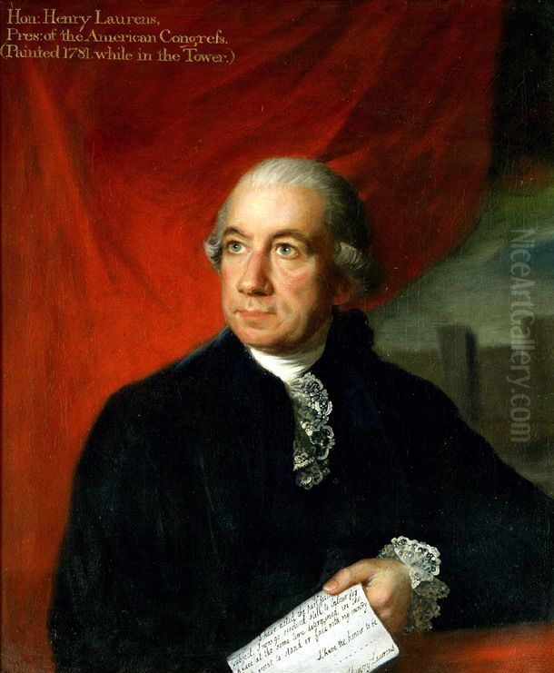 Portrait of Henry Laurens Oil Painting by Lemuel-Francis Abbott