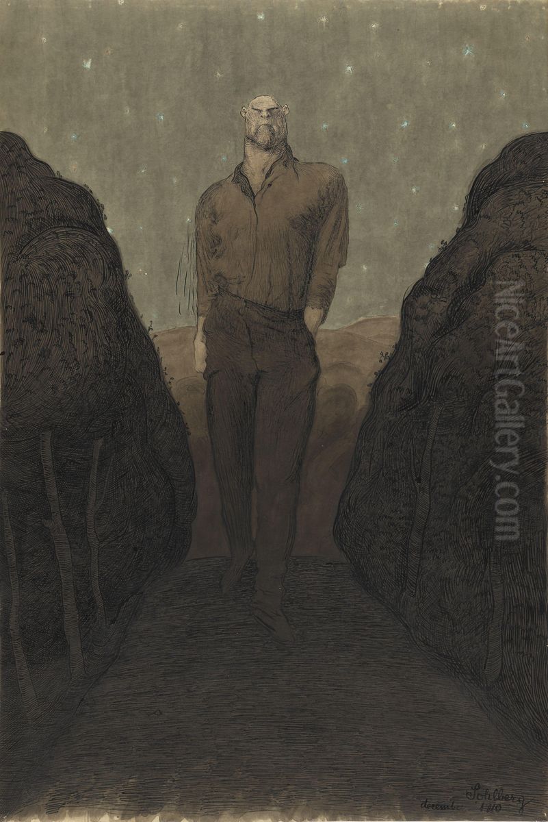 A Royal Meeting Oil Painting by Harald Oscar Sohlberg