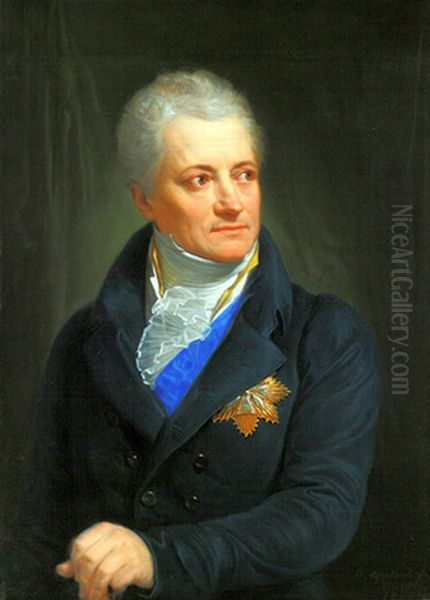 Portrait of Kazimierz Rzewuski. Oil Painting by Andrea, the Elder Appiani