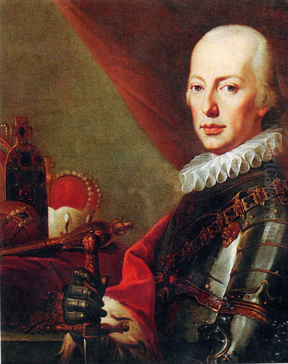 Emperor Francis II Oil Painting by Joseph Kreutzinger
