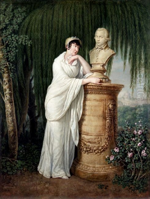 Anna Antonina Krasinska Oil Painting by Carlo Labruzzo