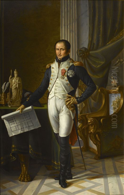 Portrait ofJoseph Bonaparte(1768-1844), King of Neapel Oil Painting by Jean-Baptiste Wicar