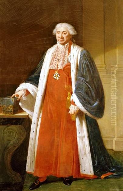 Claude Ambroise Regnier, Duke of Massa. Oil Painting by Robert Lefevre