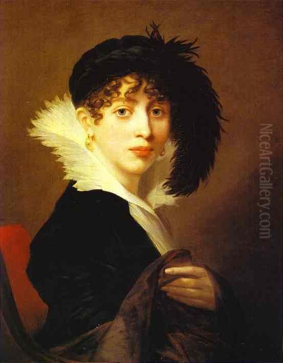 Portrait of Countess Sophia Stroganoff Oil Painting by Jean-Laurent Mosnier