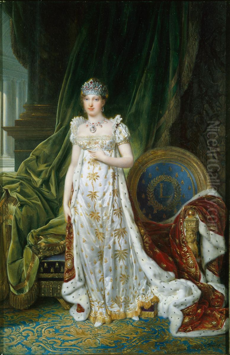 Portrait of Empress Marie-Louise Oil Painting by Jean-Baptiste Isabey