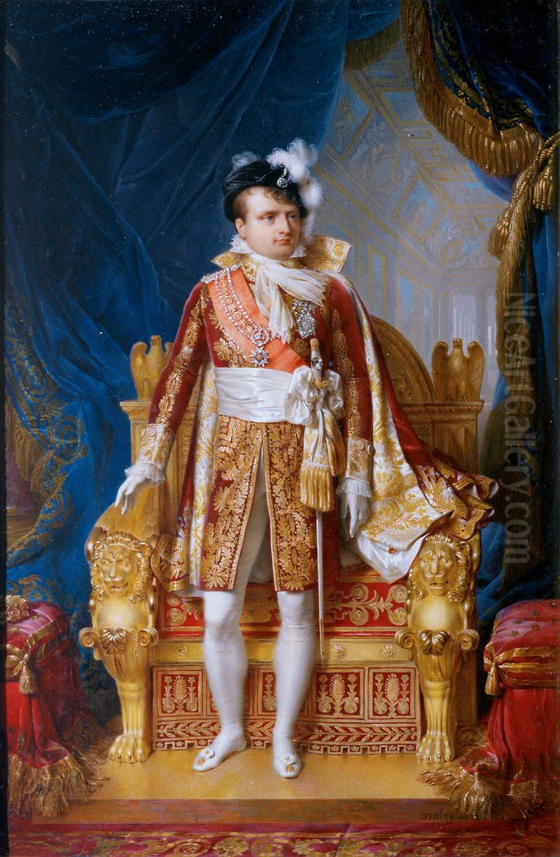 emperor Napoleon Oil Painting by Jean-Baptiste Isabey