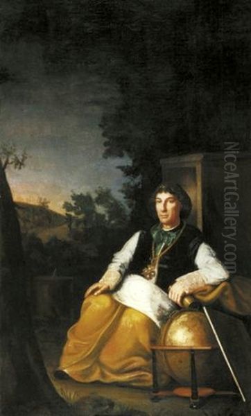 Nicolaus Copernicus. Oil Painting by Jan Gladysz