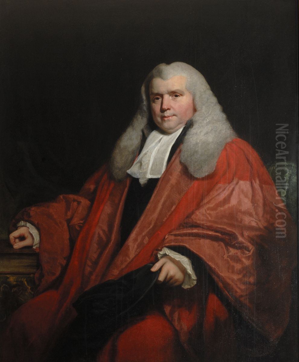 Portrait ofSir John Nicholl(1759-1838), Welsh politician   and  judge. Oil Painting by William Owen