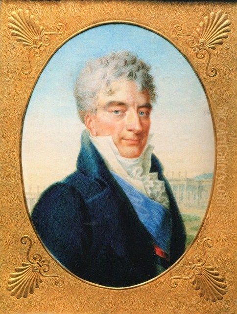Portrait ofAndrey Razumovsky(1752-1836) Oil Painting by Jean-Baptiste Isabey
