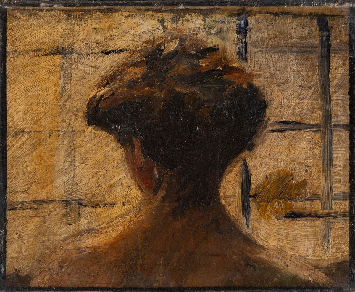 Study of the Back Nude Oil Painting by Lovis (Franz Heinrich Louis) Corinth