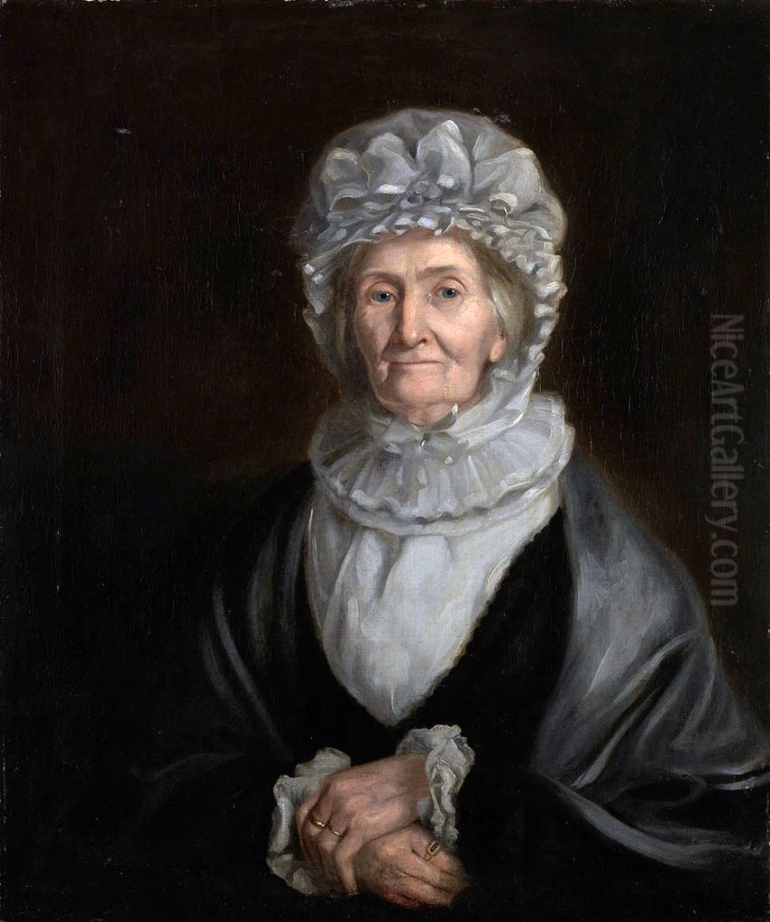 Portrait of Elizabeth Batts Cook (1742-1835) Oil Painting by Unidentified location