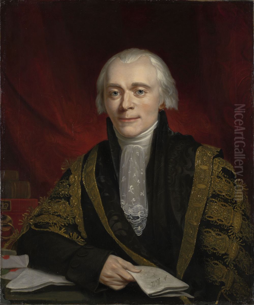 Portrait of Spencer Perceval, Prime Minister (1762-1812) Oil Painting by George Francis Joseph