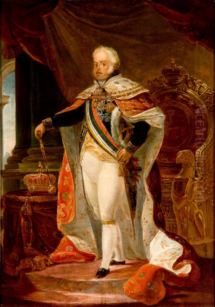 John VI of Portugal Oil Painting by Jean Baptiste Debret