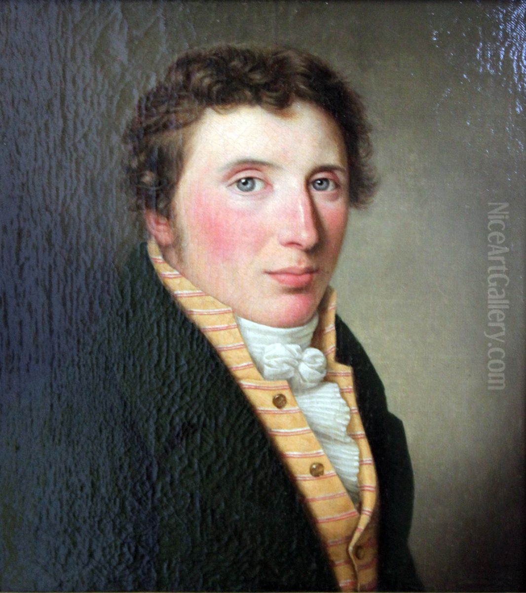 Portrait Andreas Clausen Oil Painting by Christoffer Wilhelm Eckersberg