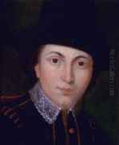 Portrait of the German composer Joseph Martin Kraus painted during his journey to Italy 1783. Oil Painting by unknown