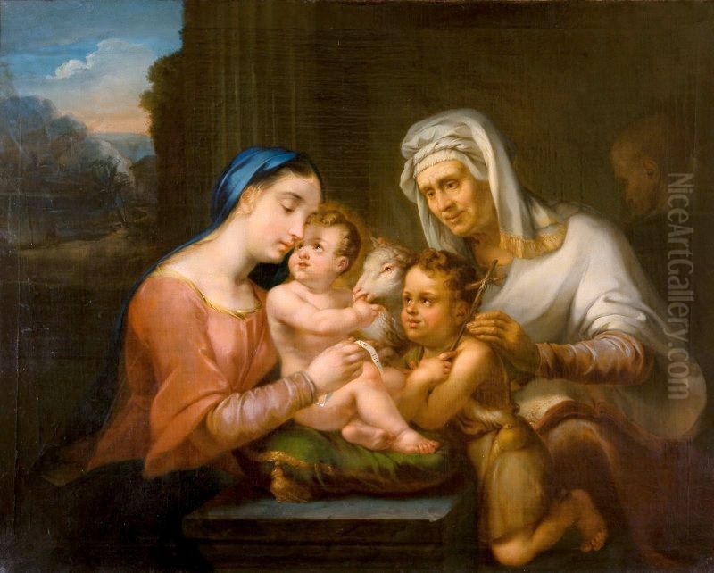 Swieta Rodzina (Swieta Familia; Familia swieta) Oil Painting by Rafal Hadziewicz