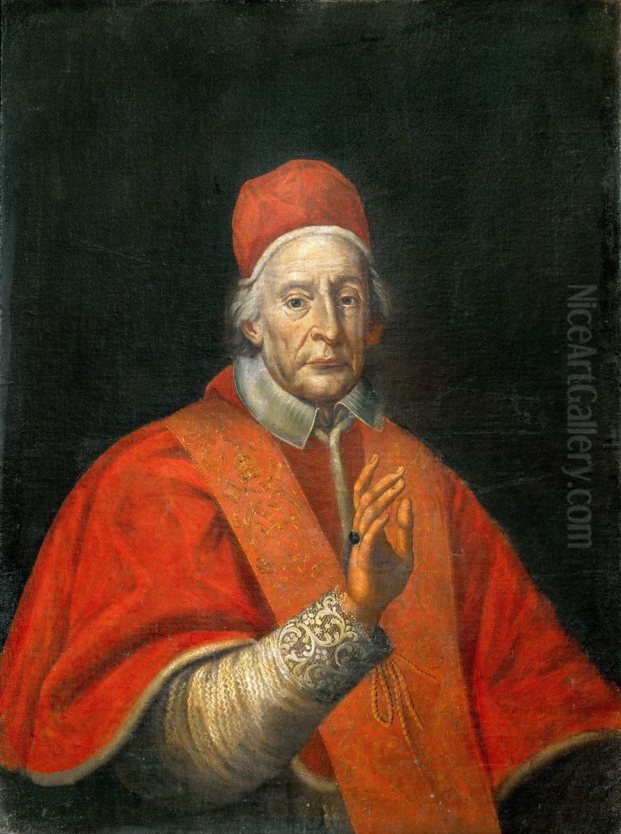 Portrait of Clement XII Oil Painting by Agostino Masucci