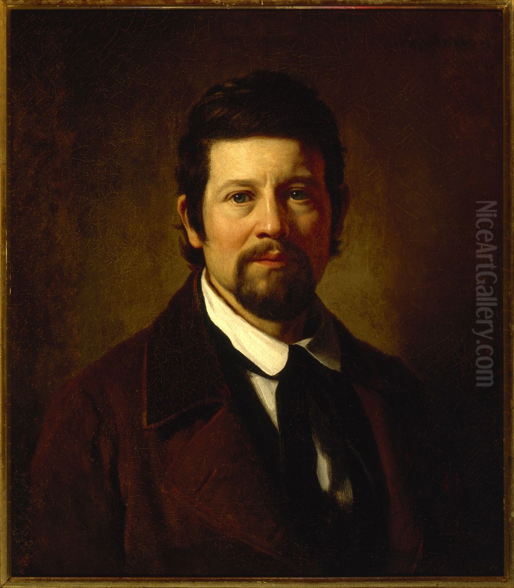 Self-portrait Oil Painting by Jacques Amans