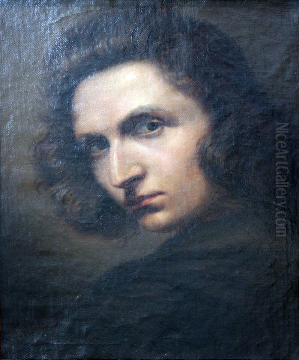 Self-portrait Oil Painting by Anselm Friedrich Feuerbach