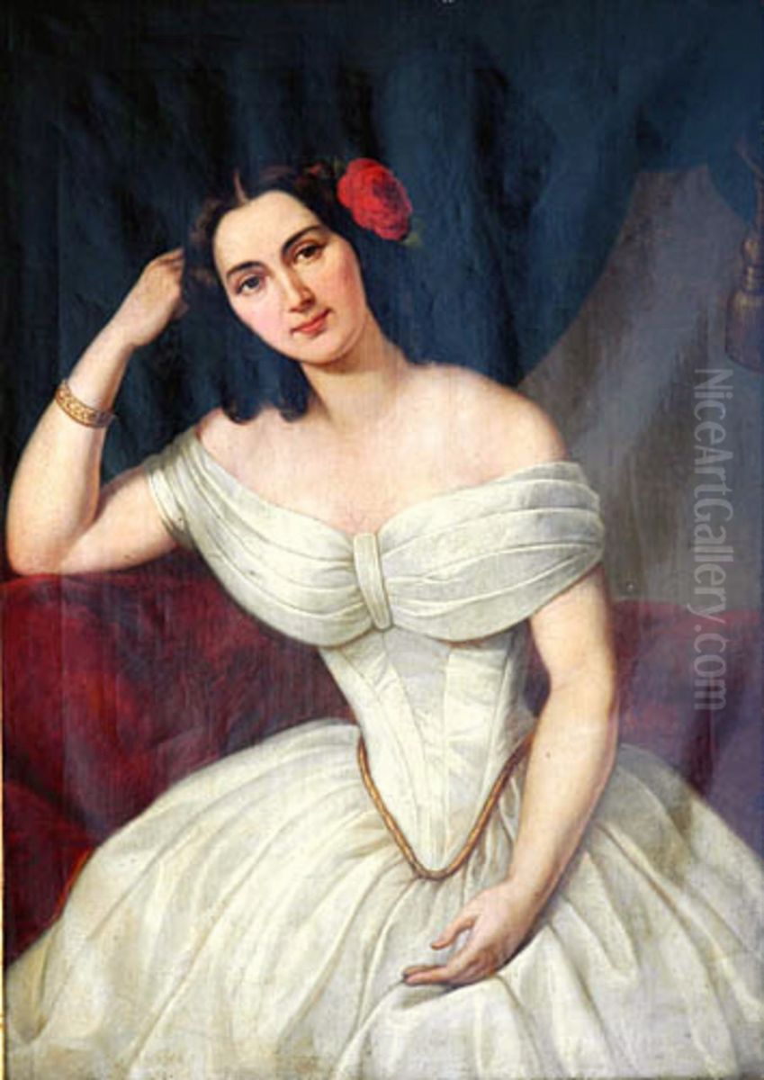 Portret Marii z Lemanskich Mohrowej Oil Painting by unknown