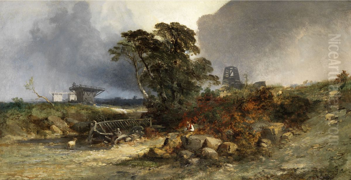 The rest Oil Painting by Joseph Quinaux